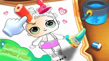 LOL SURPRISE DOLL LEADING BABY  DRAWING COLORING & FUN SURPRISES