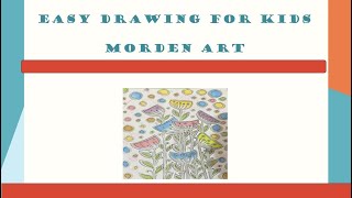 How To Draw Easy Morden Art Step By Step Simple Art Easy Art 