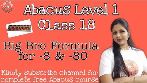 Abacus Level 1 Class 18 Hindi| by LearnFast Academy