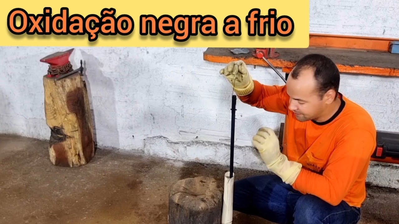 Oxidação negra ,restauração carabina 245 (parte13).