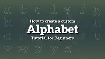 Creating an Alphabet for a Conlang - Easy Tutorial for Beginners