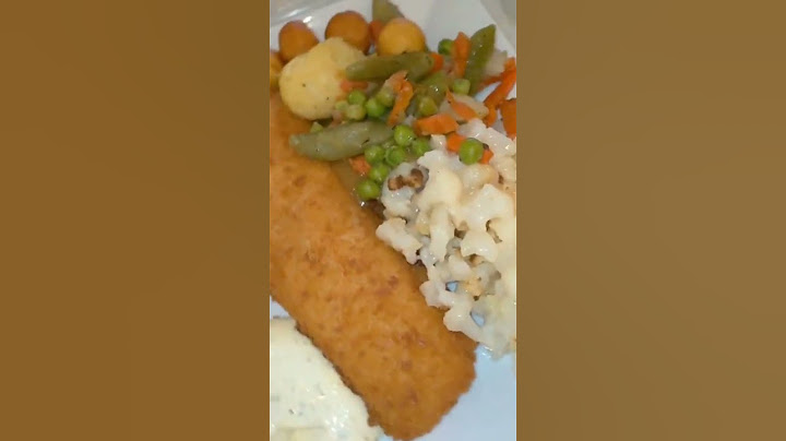 🐟 poisson pané et légumes 😋