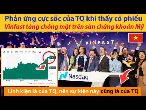Phản ứng cực sốc của Trung Quốc khi thấy cổ phiếu Vinfast tăng chóng mặt trên sàn chứng khoán Mỹ