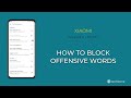 How to Block offensive words - Xiaomi [Android 11 - MIUI 12]