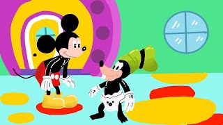 Mickey Mouse Clubhouse And Baby Goofy In The House