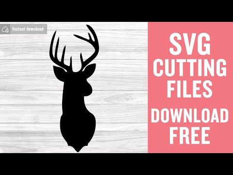 Download Reindeer Svg Free Files Deer Head Svg Deer Svg Free Free Download Free Vector Files Svg Files Silhouette Cut Files Png Dxf Eps 0158 Freesvgplanet