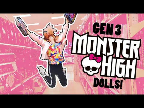 Looking for Generation 3 Monster High Dolls with my Mom! 😁