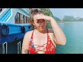We Spent the Day Boating Around the Islands of Halong Bay in Vietnam!