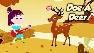 Doe A Deer Popular Nursery Rhyme For Kids Best Rhyme