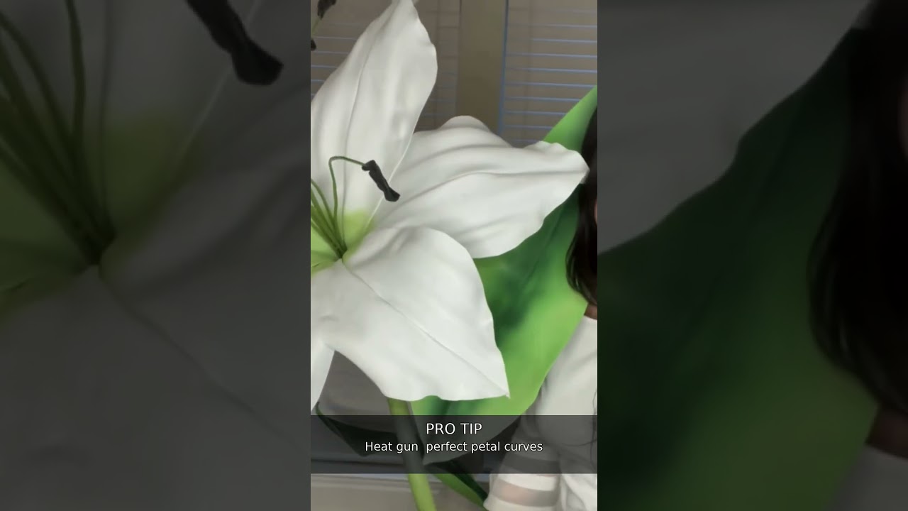 The secret behind giant foam flowers #Shorts