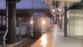 259系Ne007編成特急成田エクスプレス38号新宿行きが終点新宿駅5番線に到着するシーン