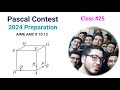 Pascal Contest 2024 2023 Tutor | Preparation AIME AMC 8 10 12 3D Geometry Problems Solutions Math