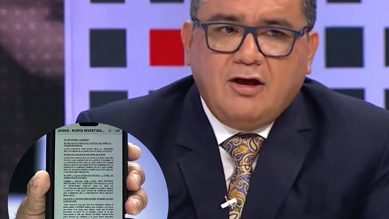 Ministro Santivañez tenía acceso previo del contenido del programa ...