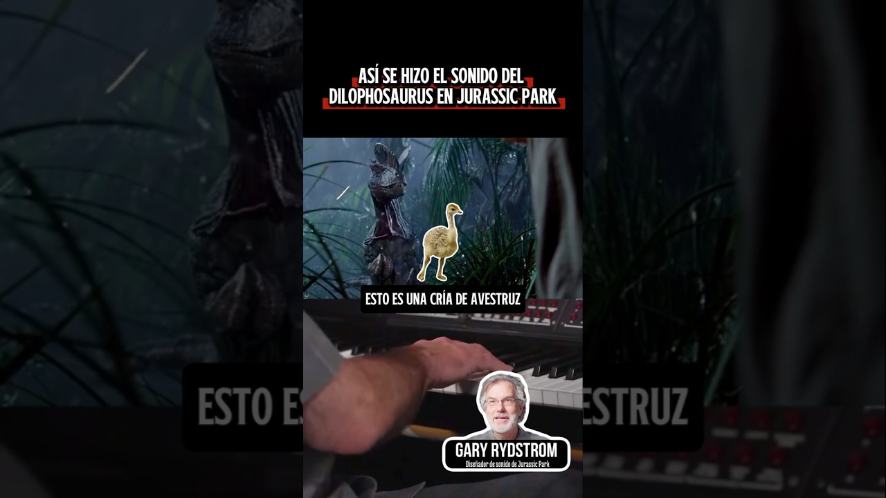 Así se hizo el sonido del Dilophosaurus en Jurassic Park 🔈🦖