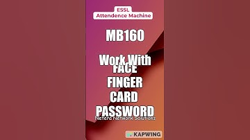 ESSL MB160 Attendance Machine Features | Netera | #essl #esslattendancemachine #attendence