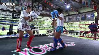 Muay Thai Female Training | Sister Sparring Day | Aida and Duangdawnoi YOKKAO Fight Team