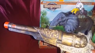 WEIRDEST TOY SHOOTING AN AFRICAN ELEPHANT WITH A LASER REVOLVER WHILE RIDDEN BY AN AMERICAN INDIAN screenshot 5