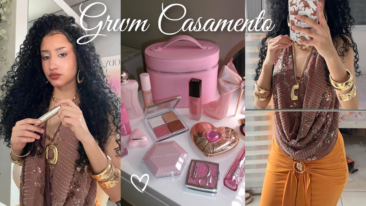 arrume se comigo para um CASAMENTO + festa⭐️