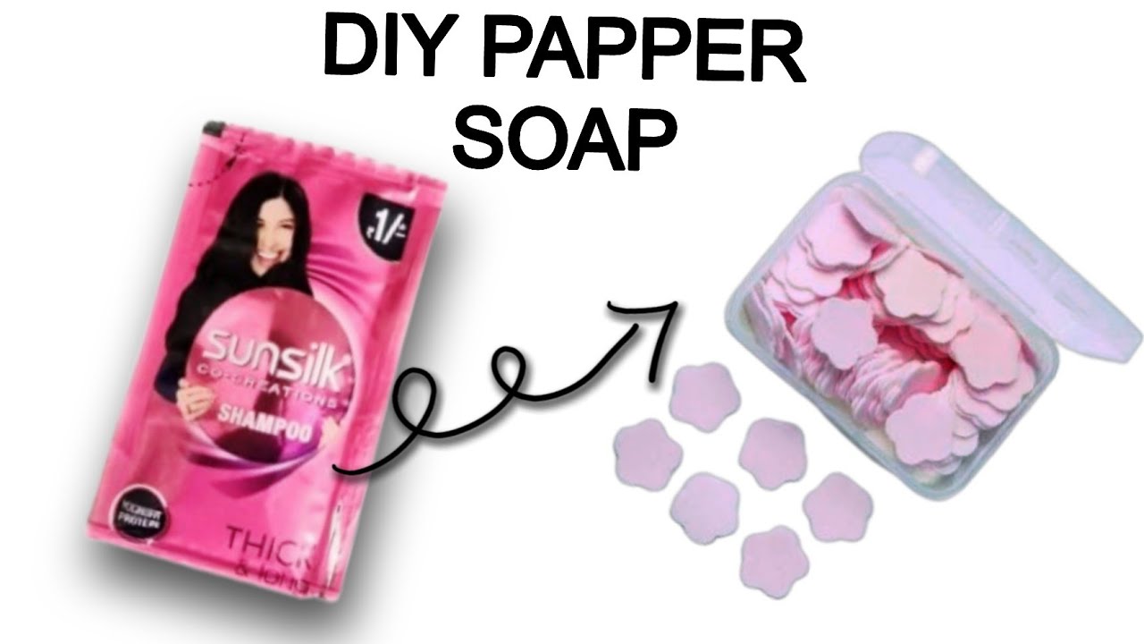 DIY paper soap 🫧🧼 how to make paper soap 