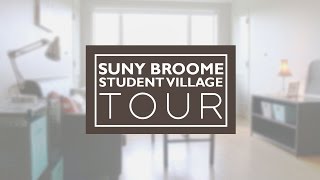 SUNY Broome Student Village Suite Tour