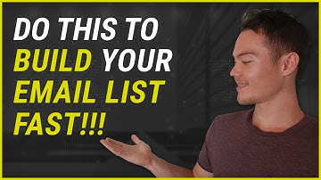 Easiest Way to RAPIDLY Build Your Email List | Self-Publishing 2019