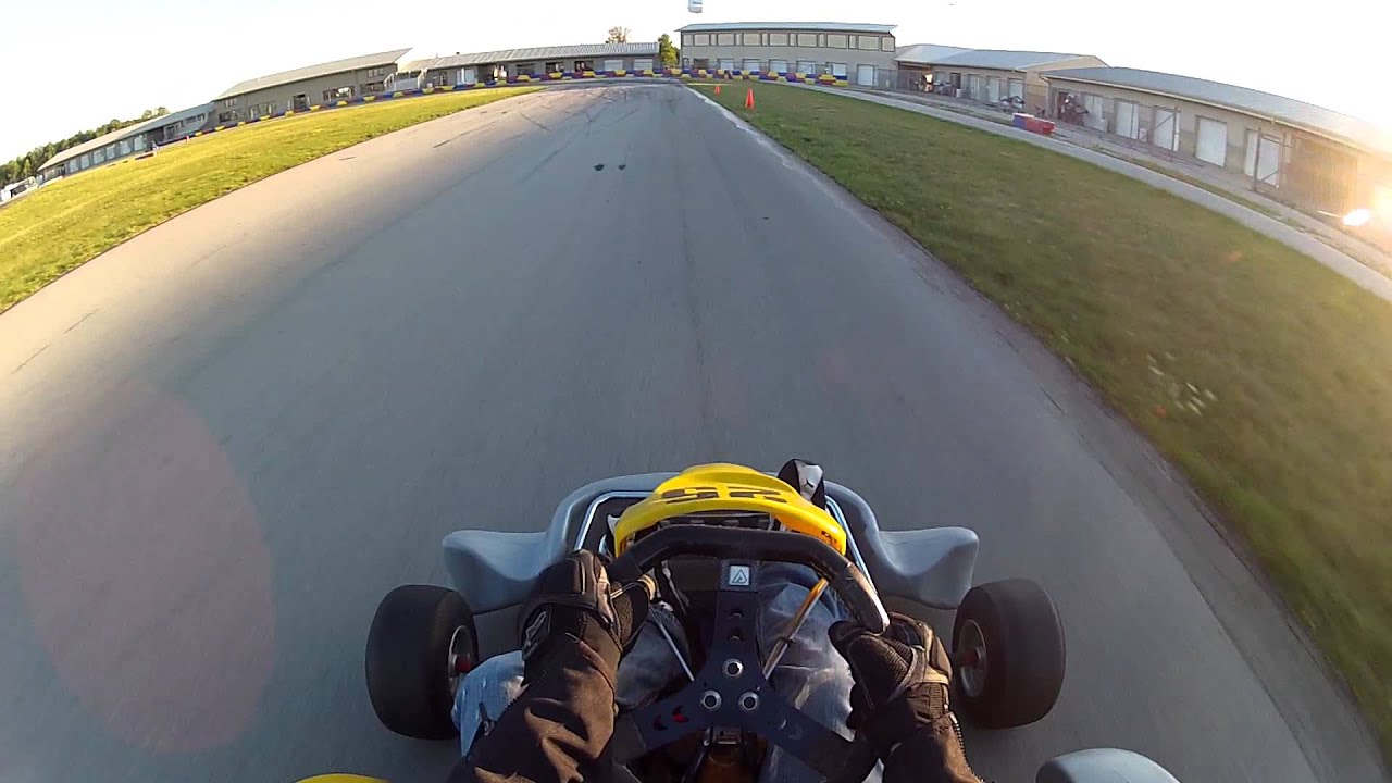 Cart racing in New Castle Indiana YouTube