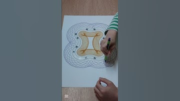 amazing spirograph art#spirographdesignpattern #spiroart #spirographdrawing