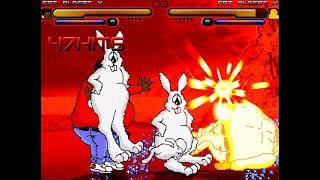 (M.U.G.E.N Enemies of Fear) Testing Out All DDR Characters) (Full M.U.G.E.N Training Video)