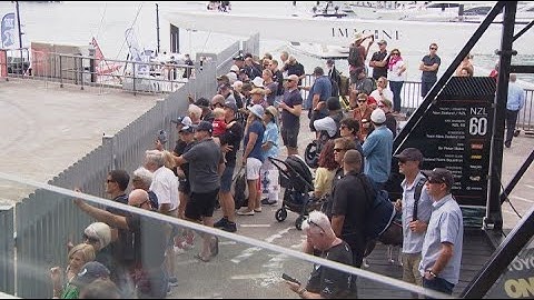 Auckland’s Level 2 restrictions put dampers on celebrations on day one of America’s Cup