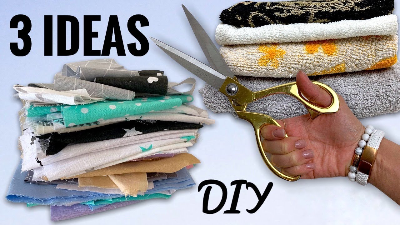 3 идеи ИЗ СТАРЫХ ПОЛОТЕНЕЦ И ОСТАТКОВ ТКАНИ - лоскутное шитье ...