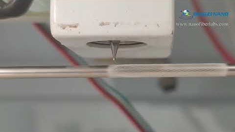 Near field electrospinning tubular vascular scaffold