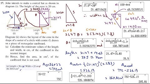 F5 C1 Circular Measure SPM Focus Practice Paper 2 Sasbadi Master Class  Q 17