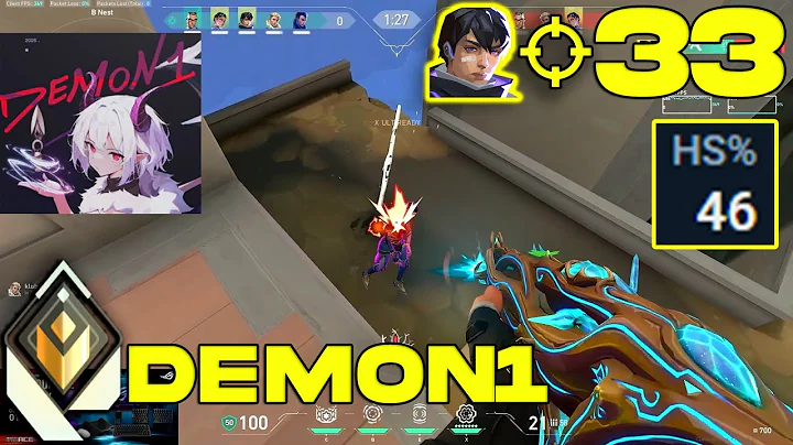 Unreal 46% Headshot Accuracy! - Demon1 [NA] #MatchMVP