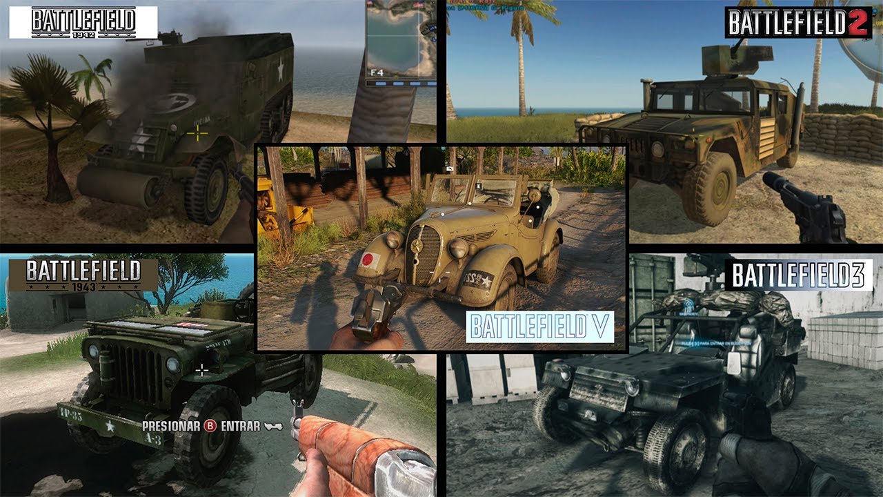 Battlefield V - 3 - 1943 - 2 -1942 | Wake Island Map | All versions Evolution | 2002 - 2019