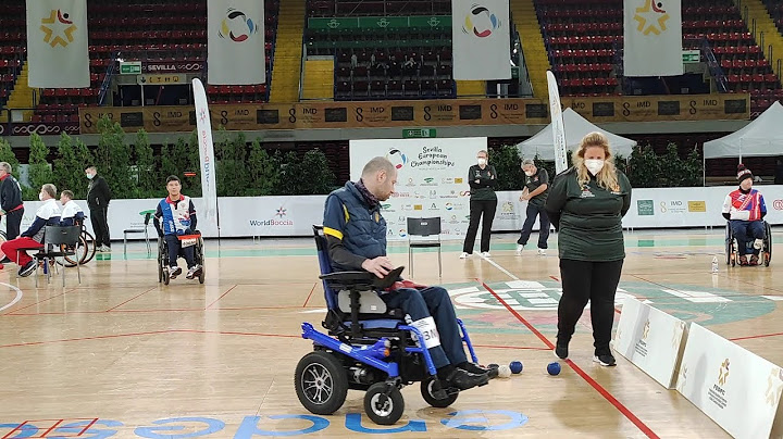 Seville 2021 World Boccia Europe - BC4 1/4 final - Artem Kolinko (UKR) vs Sergey Safin (RUS)