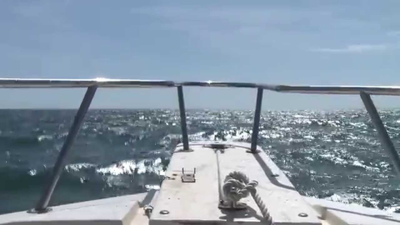 Boat POV Rough Waters Waves Bumpy Ride HD Stock Footage You