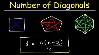 Number of Diagonals In a Regular Polygon  Geometry