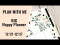 PLAN WITH ME | BIG HAPPY PLANNER | CHRISTMAS