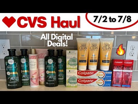 CVS Free and Cheap Digital Couponing Deals This Week | 7/2 to 7/8 | Easy All Digital Deals!