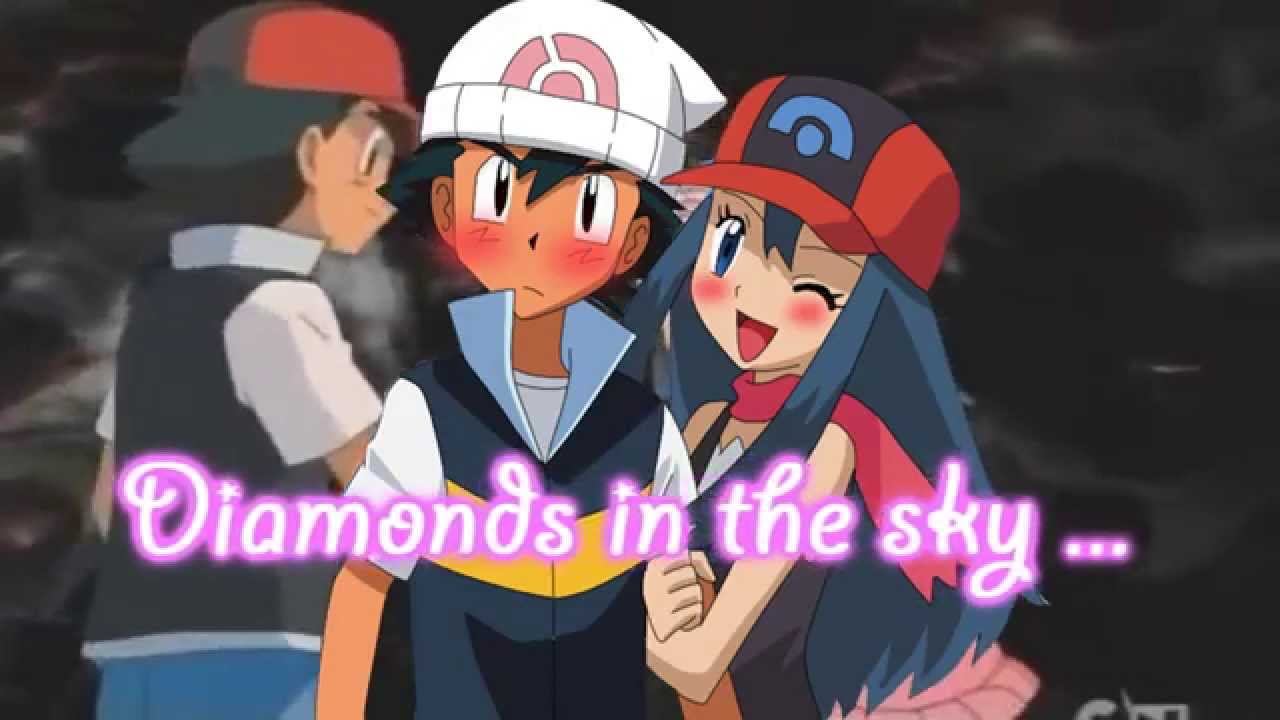 Ash and Dawn  Ash and dawn, Pokémon diamond and pearl, Pokemon