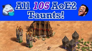 All 105 Age of Empires 2 Definitive Edition Taunts! screenshot 1