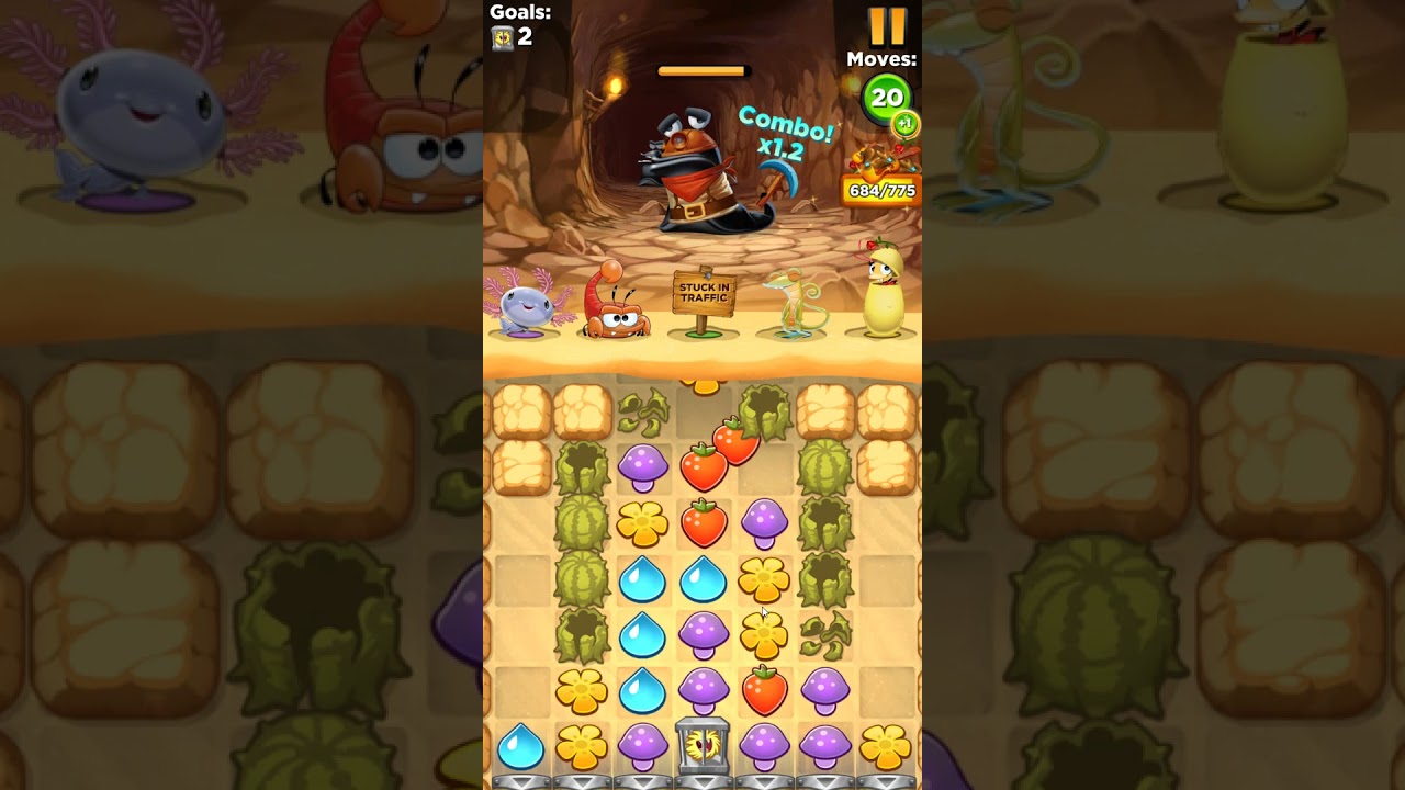 Best Fiends level 81 no boosters