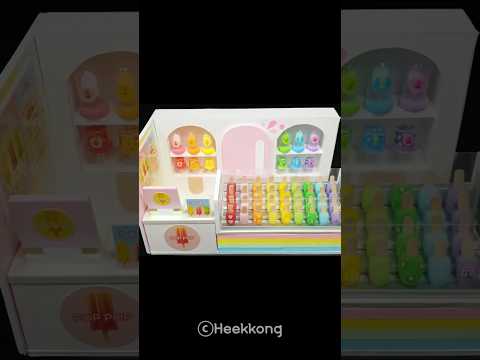 #how #diy #miniature DIY Miniature Realistic shop ♥ Rainbow Popsicle shop <strong>decor</strong> ♥