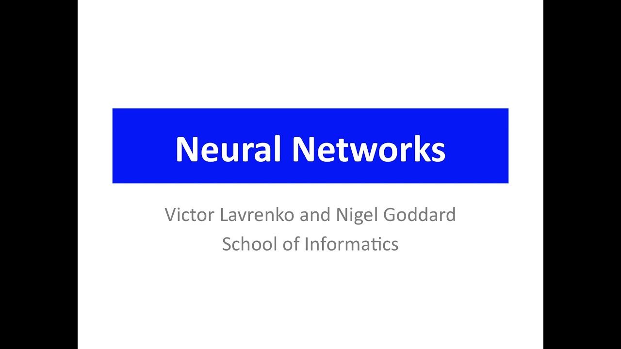 Neural Networks 1: a 3-minute history