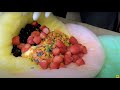 SUB) 3단 솜사탕 브리또 ┃3 Stage Cotton candy burrito┃Korean street food