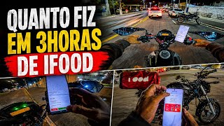 TRABALHEI NO IFOOD A NOITE -E HOJE FOI ASSIM.