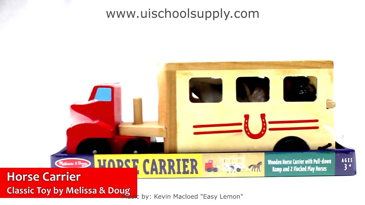melissa and doug horse carrier