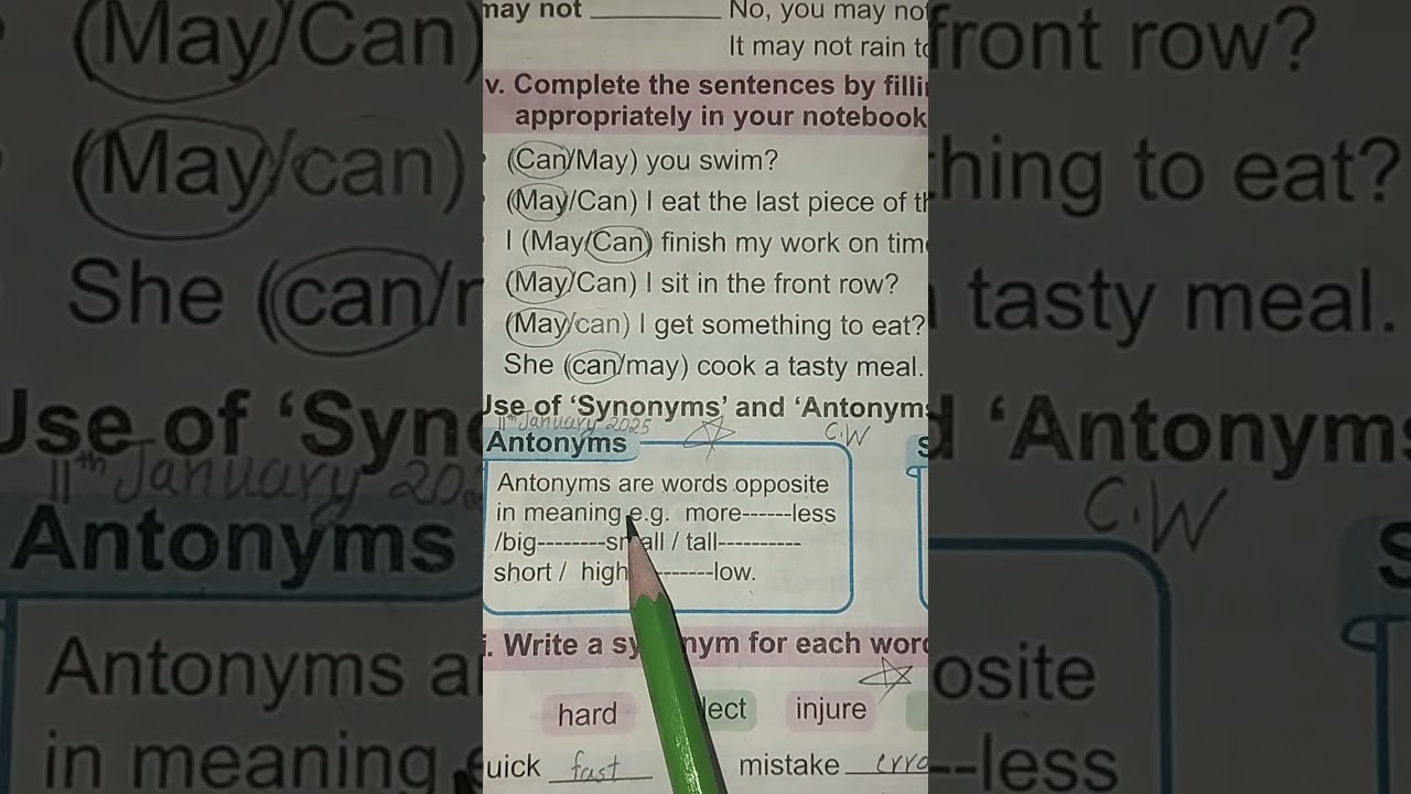 January 8,2026 English 