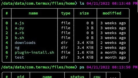 install nushell in #termux