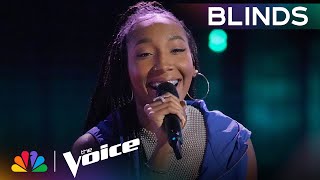 Jingle Writer Elyscia Jefferson Slays the Stage with "P.Y.T." | The Voice Blind Auditions | NBC